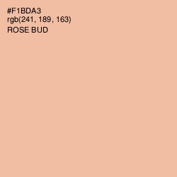 #F1BDA3 - Rose Bud Color Image